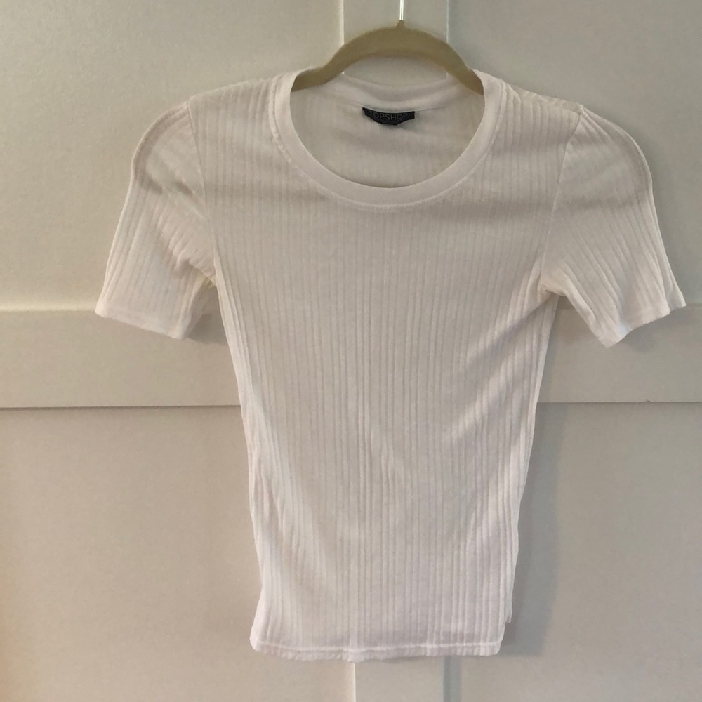 Ribbed/Fitted Topshop Tee